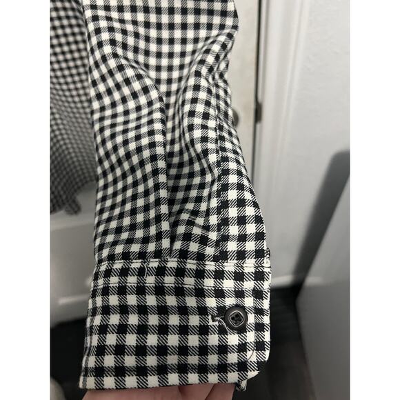 LL Bean black and white Men's heavy long sleeve size large - Picture 2 of 4